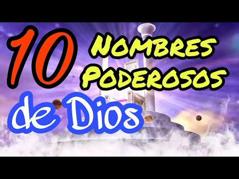 ✅ Los NOMBRES de DIOS y su SIGNIFICADO en la BIBLIA en español | 10 Poderosos nombres del SEÑOR